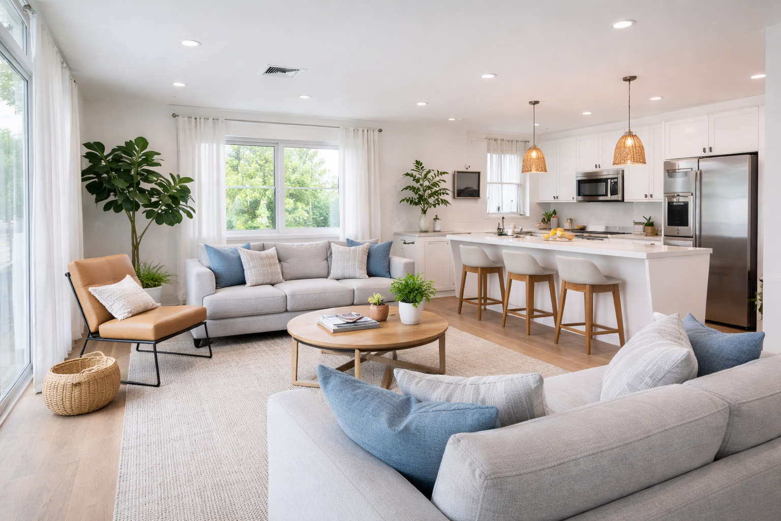 Well-maintained South Florida rental property interior