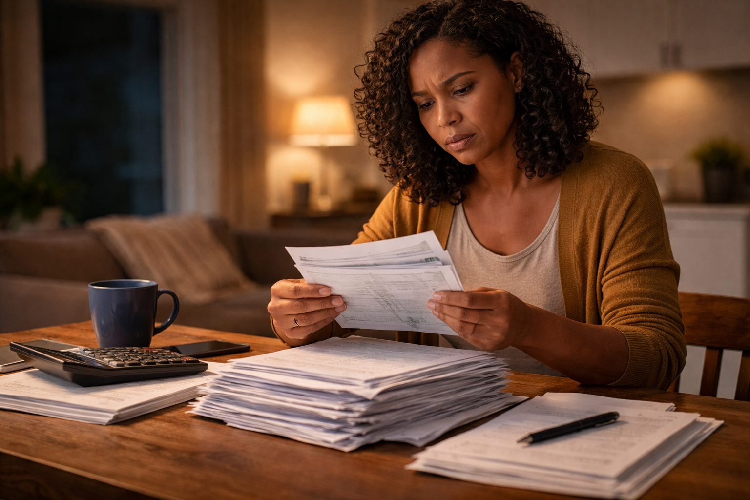 Landlord reviewing financial impact of bad tenant